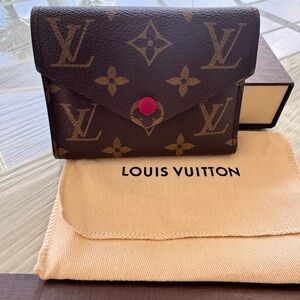 Louis Vuitton Victorine Wallet in Monogram Fuschia